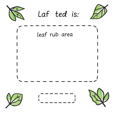 Szablon strony A4 do książeczki dziecka