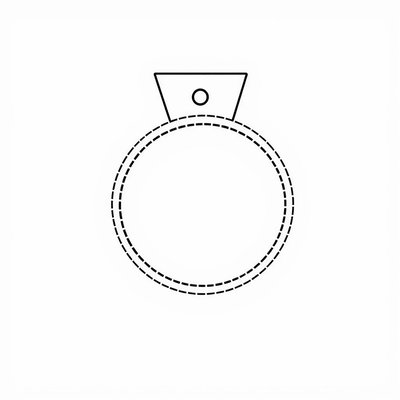 Szablon medalu — prosty do druku (okrąg)