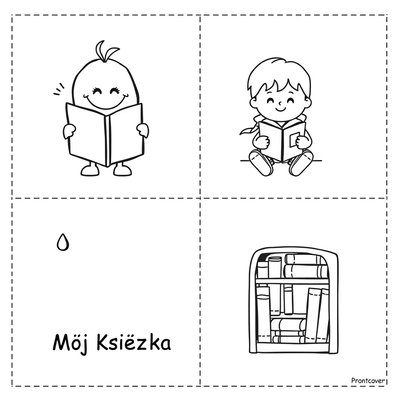 Kolorowanka — mini książeczka do złożenia