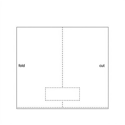 Szablon składanej książeczki (do wydruku)