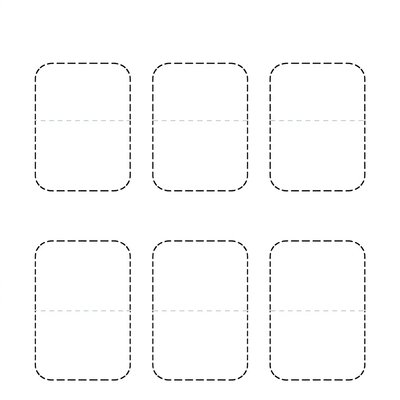 Szablon kart (ramki) do wydruku