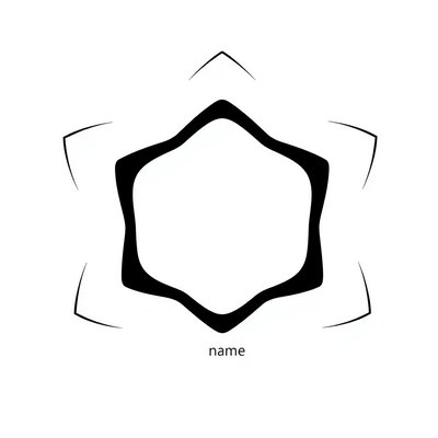 Szablon odznaki do wycięcia
