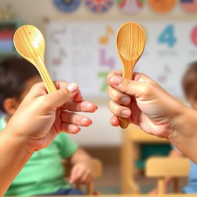 Rytmiczne łyżeczki — zdjęcie/instrukcja