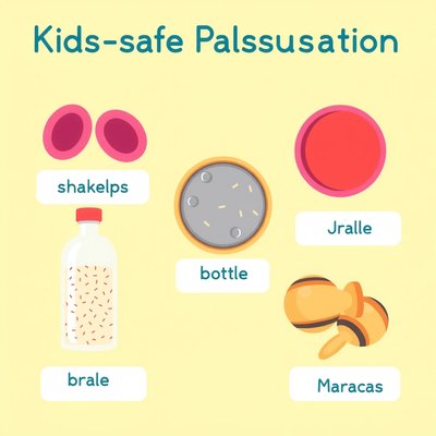 Ilustracje prostych instrumentów perkusyjnych