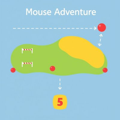 Mapa toru przeszkód: Wyprawa Myszki Miki