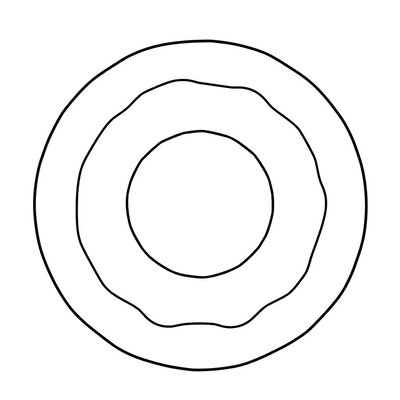 Szablon pączka do wydruku