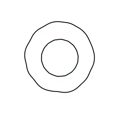 Szablon pączka do wydruku