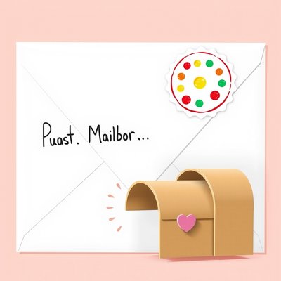 Koperta z własnym znaczkiem