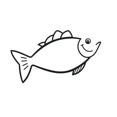 Szablon wyciętej rybki (do druku)