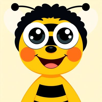 Duży plakat / maskotka pszczoły