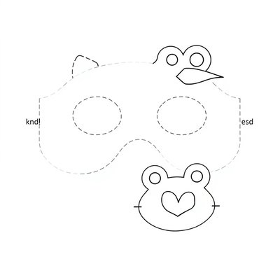 Szablon maski do druku