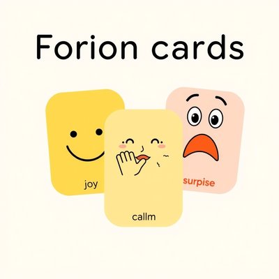 Szablon karteczek emocji