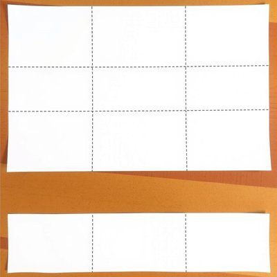 Szablon do druku - siatka kart do wycięcia