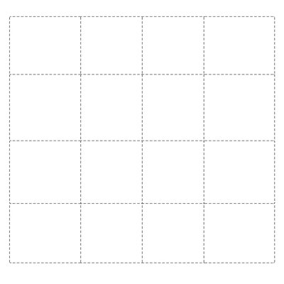 Szablon do druku - siatka kart do wycięcia