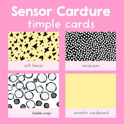 Karty dotykowe / sensoryczne próbki
