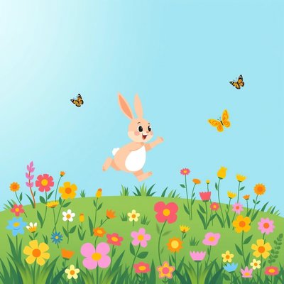 Strona stacji: Łąka (Skocz jak królik)