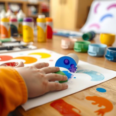 Odbitki rolkami — przykład techniki