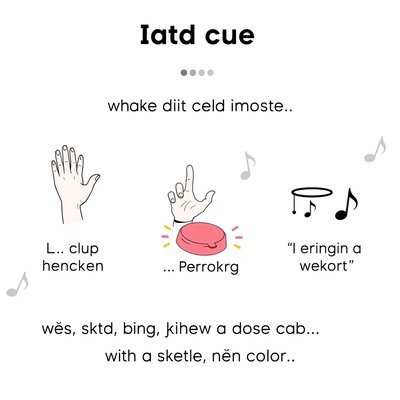 Karta piosenki i gestów