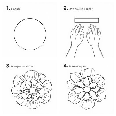 Stacja: Tworzenie prostego kwiatka — szablony i krok po kroku