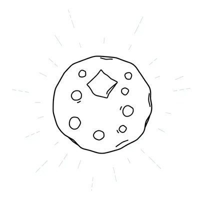 Kolorowanka: kontur naleśnika