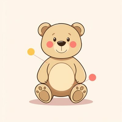 Karta części pluszaka (schemat)