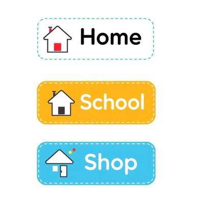 Etykiety do sortowania poczty (kolory i obrazki)