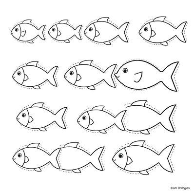 Szablony rybek do wycięcia