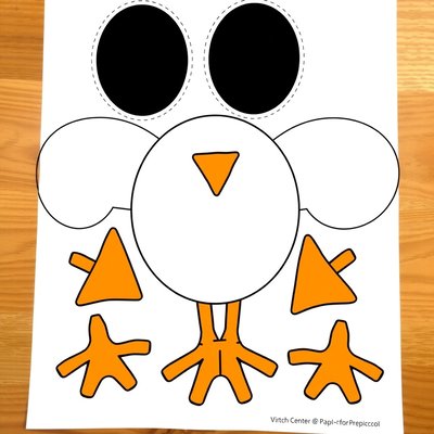 Gotowe elementy kolorowe — arkusz przygotowany (black/white/orange)