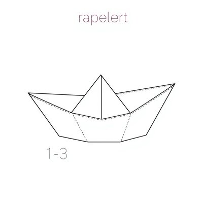 Szablon łódki papierowej (do złożenia)