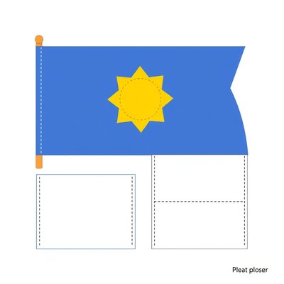 Mini-flagi na patyczkach - szablon do druku