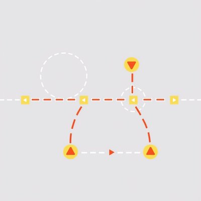 Ścieżka równoważna — schemat podłogi