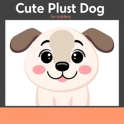 Ilustracja pluszaka psa