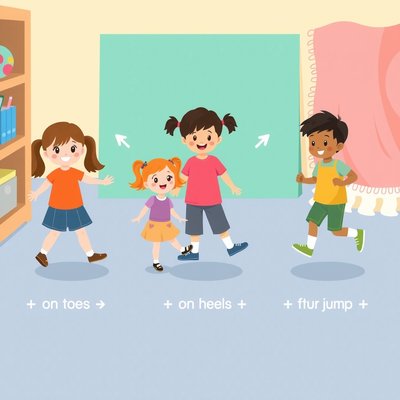 Ilustracja: Podłoża sensoryczne i kroki