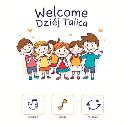 Szablon: Tablica powitalna i sygnały przejść