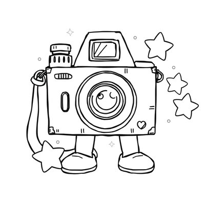 Kolorowanka: Mój aparat