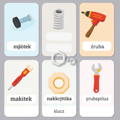 Karty narzędzi — flashcards