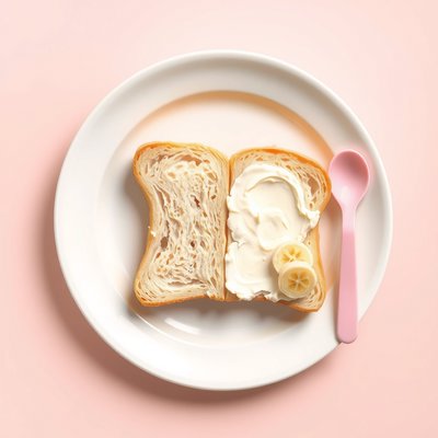 Zdjęcie przykładowe: talerzyk z puzzle-kanapką