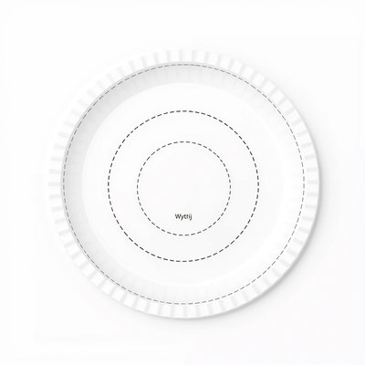 Szablony papierowych talerzy
