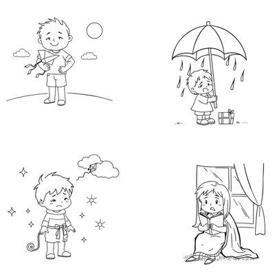 Kolorowanka — Sceny emocji