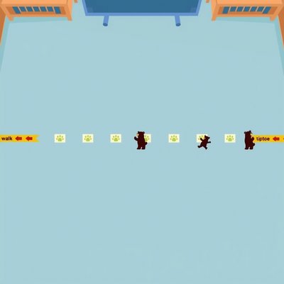 Misiowy korowód — szablon trasy