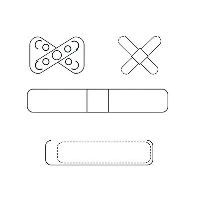 Szablony do wycięcia — Plasterki i opaski