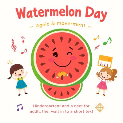 Plakat: Dzień Arbuza