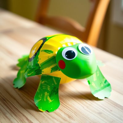 Gotowy żółwik z talerzyka