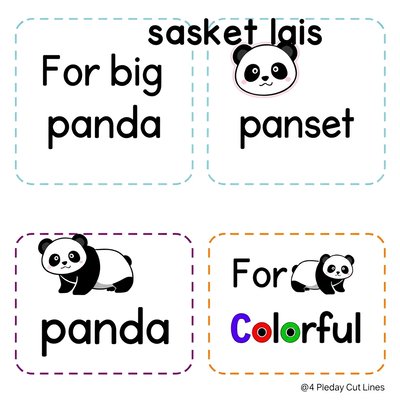 Etykiety koszyków do sortowania (duża/p​o czarno-białe/kolorowe)