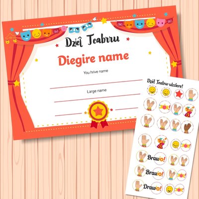 Dyplom / Naklejka uczestnika