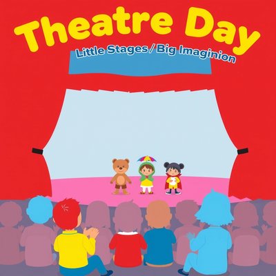 Plakat zajęć — Dzień Teatru