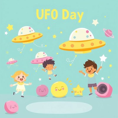 Plakat zajęć — Dzień UFO