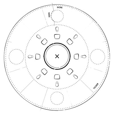 Szablon UFO — wycinanka / talerz kosmiczny