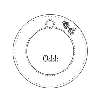 Szablon medalu (okrąg)