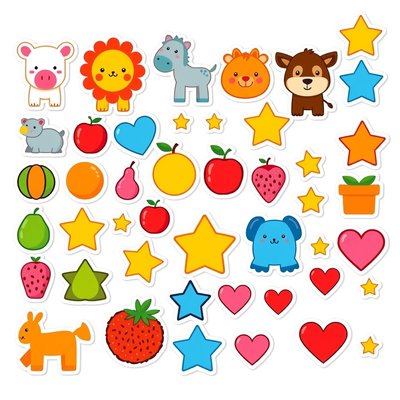 Arkusz naklejek do ozdabiania